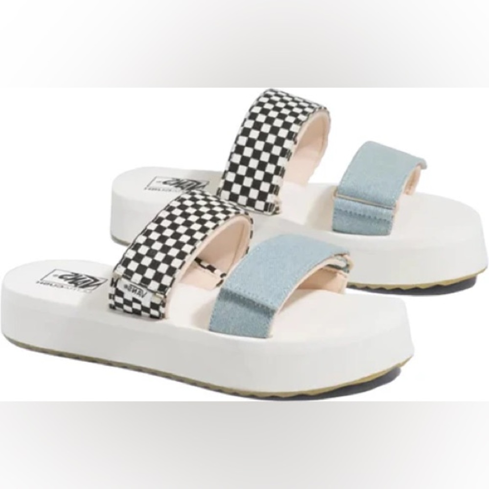 NWT Vans Cayucas Mega Platform Slides